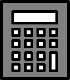 電卓のイラスト