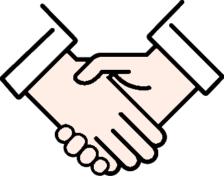 握手のイラスト