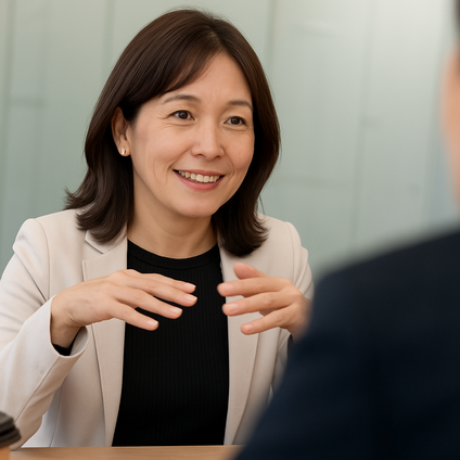 人材派遣業の女性